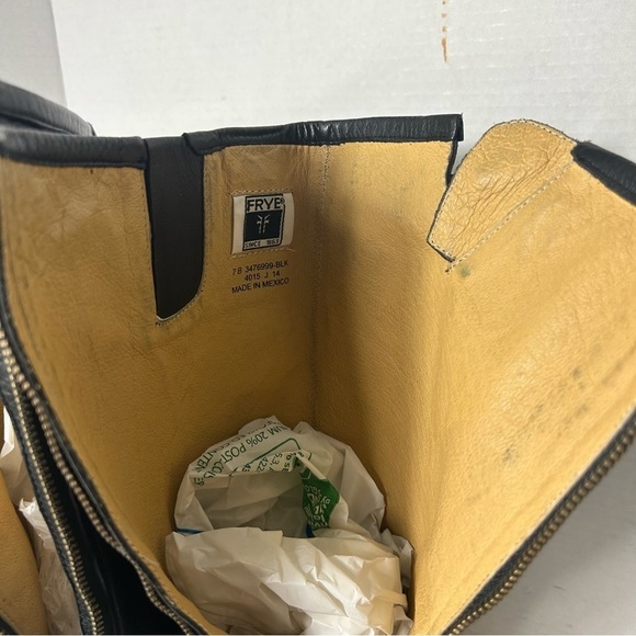 Frye Black riding Boots women’s size 7 - Picture 10 of 13